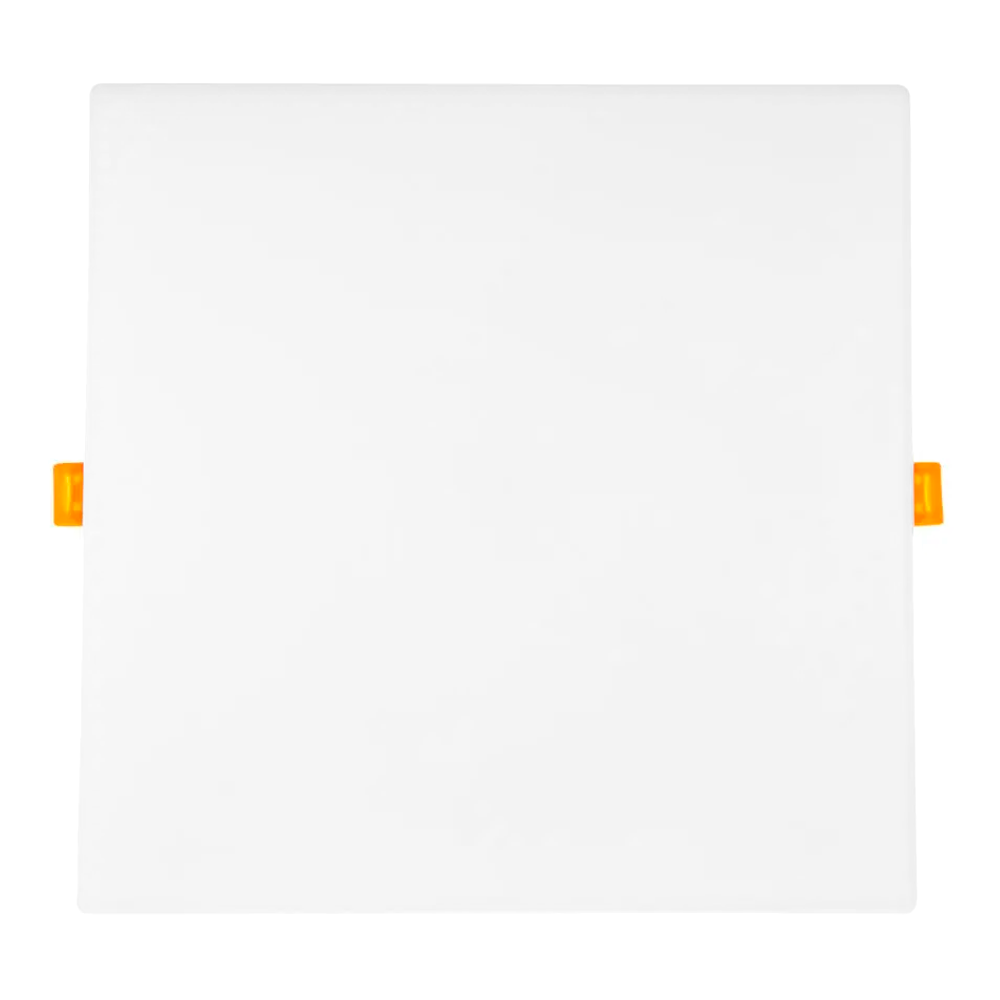 Врізний світлодіодний світильник Ester 36W 480/1 AVT-Square LED 5000K 3500Lm 225х225х20мм 36Вт квадратний білий, фото 1