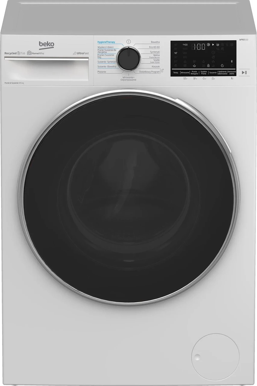 Прально-сушильна машина автоматична Beko B5DFT594427WPB