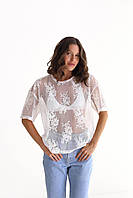 Жіноча футболка з мережива, фото 6