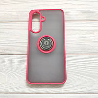 Чохол Armor Ring для Samsung Galaxy A36 5G / A366 протиударний з кільцем Червоний