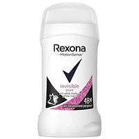 Дезодорант-стик Rexona Invisible Pure антиперспірант для жінок. 40 мл