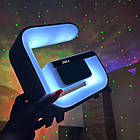 Розумний Нічник світильник HM-G3 з Bluetooth Колонкою бездротовою зарядкою 15W Годинниками FM Радіо та RGB Чорний, фото 4