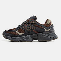 Кросівки New Balance 9060 Brown Black — для спорту та життя, фото 3