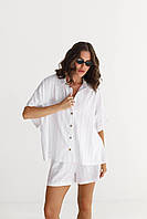 Жіночий літній костюм з льону, фото 5