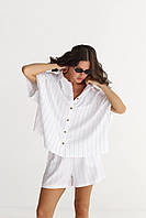 Жіночий літній костюм з льону, фото 2