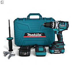 Акумуляторна дриль ударний шуруповерт MAKITA 36v, 150 Нм, 2 АКБ 4Ач, кейс, 16 мм