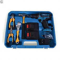 Шуруповерт із інструментами Mt E 1500 24V