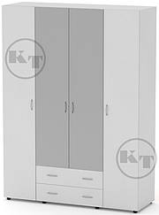 Шафа з дзеркалом містка для речей 160 см Шафа-7 Компаніт купити в Україні