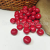 Ягідки 2,5*2см (уп 10шт), червоні. Розпродаж!
