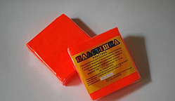 Полімерна глина Пластішка, №0203 помаранчевий флуоресцентний, 75г