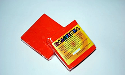 Полімерна глина Пластішка, №0107 помаранчевий, 75г