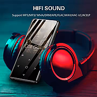 MP3 плеєр Benjie K3 2.4" Bluetooth 5.2 Hi-Fi 64Gb Type C металевий з вбудованим динаміком, фото 4