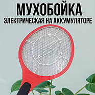 Електрична мухобойка на акумуляторі із зарядкою від мережі GECKO, фото 2