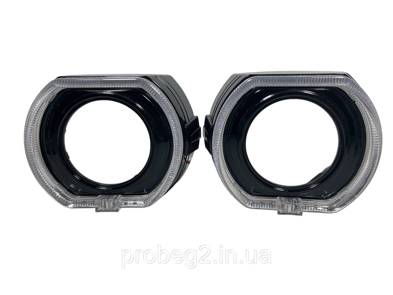 Маски для лінз 3.0 BMV-стиль чорні з led ангельськими очками 2 шт.