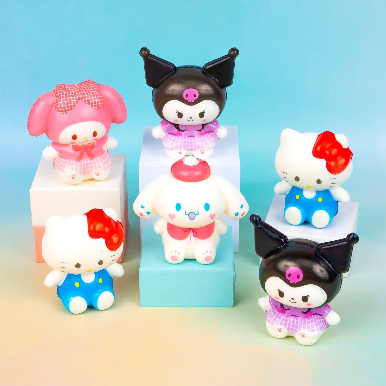 Іграшка антистрес сквіш Куромі, 8 см 20 шт упаковка, фото 1