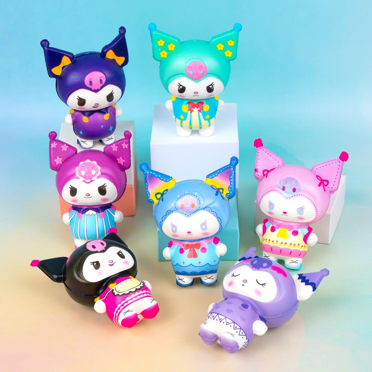 Іграшка антистрес сквіш Куромі №2, 10 см 12 шт упаковка, фото 1