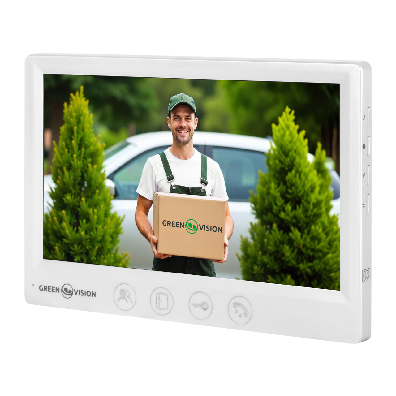 Кольоровий AHD відеодомофон GV-057-AHD-M-VD7SD White, фото 1