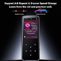 MP3 плеєр Benjie K11 2.4" Bluetooth 5.3 Hi-Fi 16Gb, фото 2