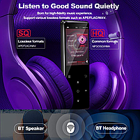 MP3 плеєр Benjie K11 2.4" Bluetooth 5.3 Hi-Fi 16Gb, фото 8
