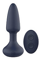 Анальная вибропробка с дистанционным пультом управления черная DreamToys Startroopers Venus BRASIL
