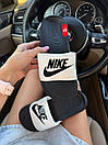 Тапочки жіночі білі Nike Black White (21702), фото 3