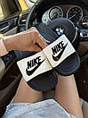 Тапочки жіночі білі Nike Black White (21702), фото 8