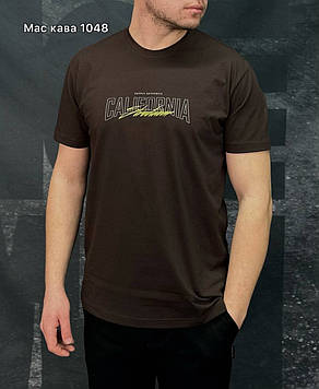 Футболка чоловіча IceMan 0239 МАС-кава(1048) 95% бавовна 5% еластан L(Р)