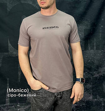 Футболка чоловіча IceMan 0253 EXT-сіро-бежевий 95% бавовна 5% еластан M(Р)