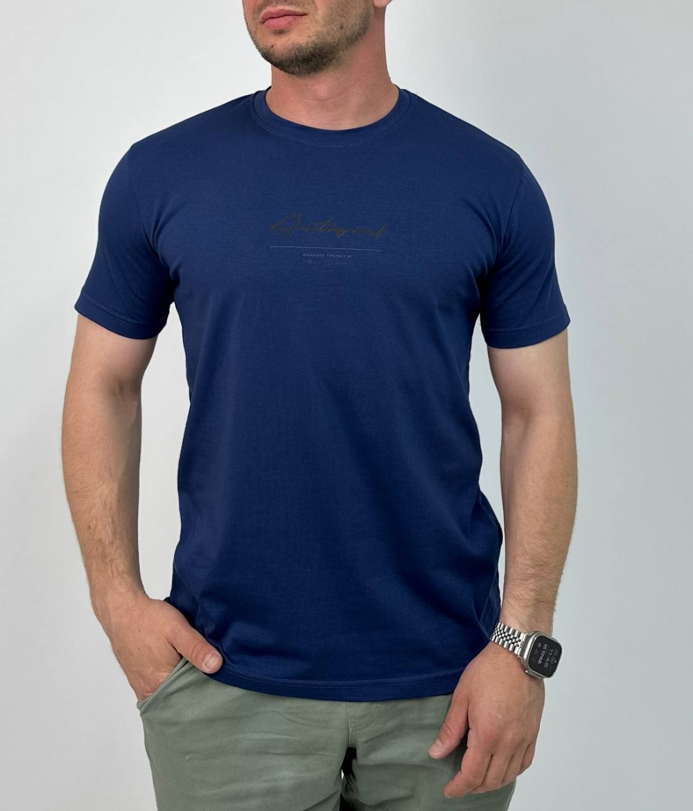 Футболка чоловіча IceMan 0237 MAC-індіго 95% бавовна 5% еластан XL(Р), фото 1