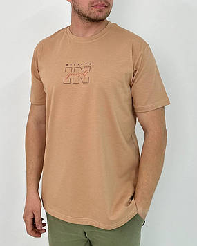 Футболка чоловіча IceMan 0256 EXT-карамель 95% бавовна 5% еластан L(Р)