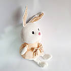 М'яка іграшка Заєць у сукні пісочной, 35 см, фото 2