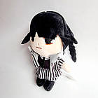 М'які іграшки з серіалу Уенздей: Уенсдей Аддамс та Енід Сінклер, 23 см, фото 3