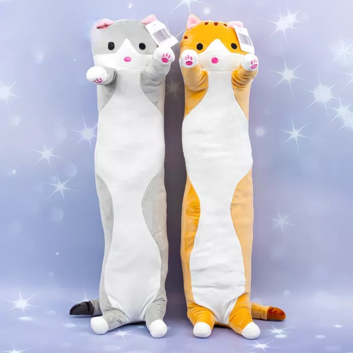 М'яка іграшка Кіт батон обіймашка, 70 см, фото 1