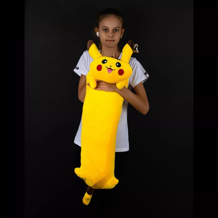М'яка іграшка Подушка Пікачу, 90 см, фото 1