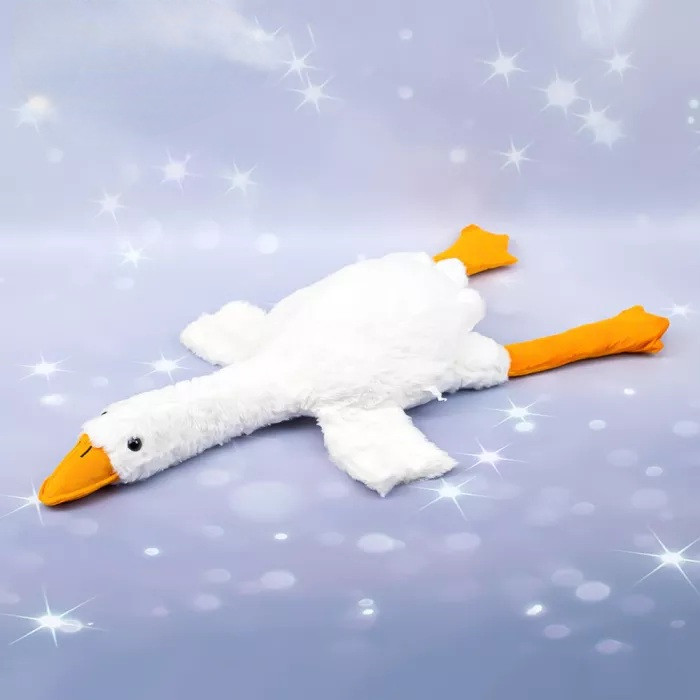 М'яка іграшка Подушка Гусак, 70 см, фото 1