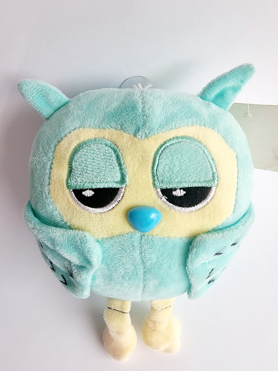 М'яка іграшка маленька Сова зелена, 16х14 см, фото 1