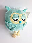 М'яка іграшка маленька Сова зелена, 16х14 см, фото 2