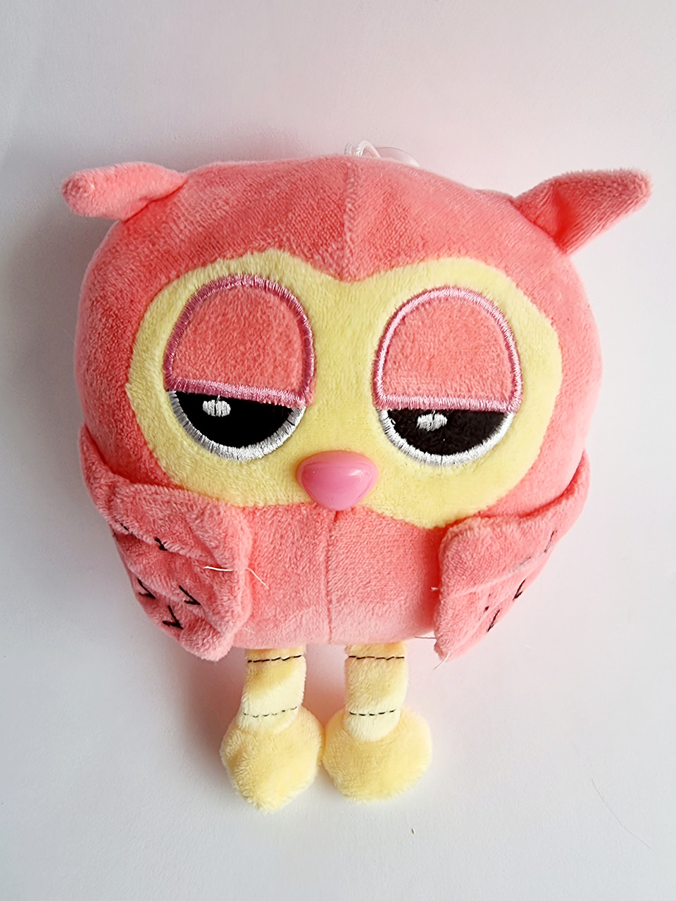 М'яка іграшка маленька Сова коралова, 16х14 см, фото 1
