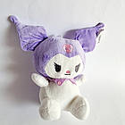 М'яка іграшка Куромі Hello Kitty бузкова, 20х16 см, фото 2