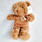 М'яка іграшка Ведмедик у кофті коричневий, 30 см, фото 2