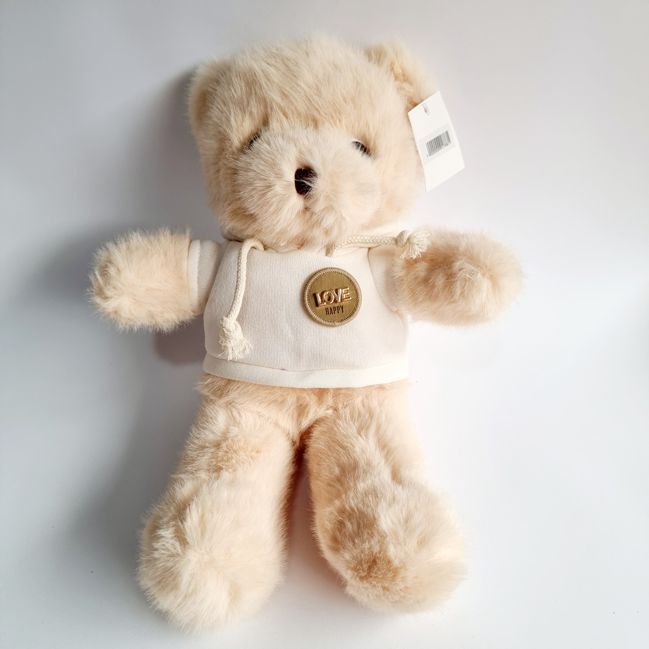 М'яка іграшка Ведмедик у кофті бежевий, 30 см, фото 1