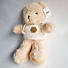 М'яка іграшка Ведмедик у кофті бежевий, 30 см, фото 2