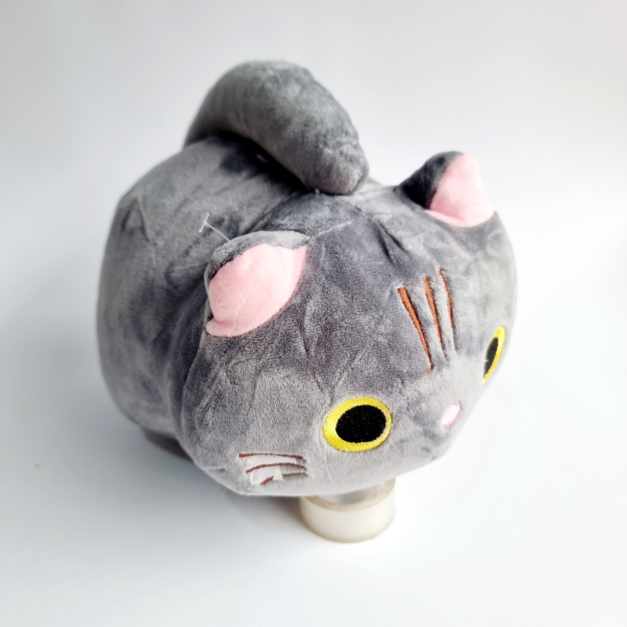 М'яка іграшка Кіт обіймашка сірий, 20 см, фото 1