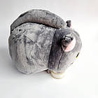 М'яка іграшка Кіт обіймашка сірий, 20 см, фото 2