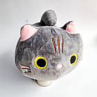 М'яка іграшка Кіт обіймашка сірий, 20 см, фото 3