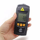 Безконтактний лазерний тахометр BENETECH GM8905 (50-500 мм) (2.5-99999RPM) з запам'ятовуванням MAX, MIN, LAST, AVG, фото 3