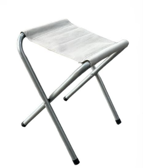 Стілець розкладний для пікніка та риболовлі Сірий, фото 1