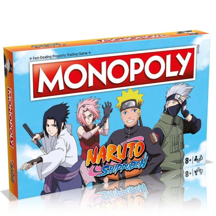 Гра настільна монополія для дітей і дорослих Winning Moves NARUTO SHIPPUDEN Monopoly Наруто (5036905038690), фото 1