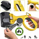 Автоматичний совок для прибирання за собаками Совочок для збирання фекалій собак Pooper Scooper LS188 диспенсер, фото 5