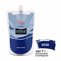 Фарба акрилова, Синя Пруська, 200 мл, ROSA Studio 462